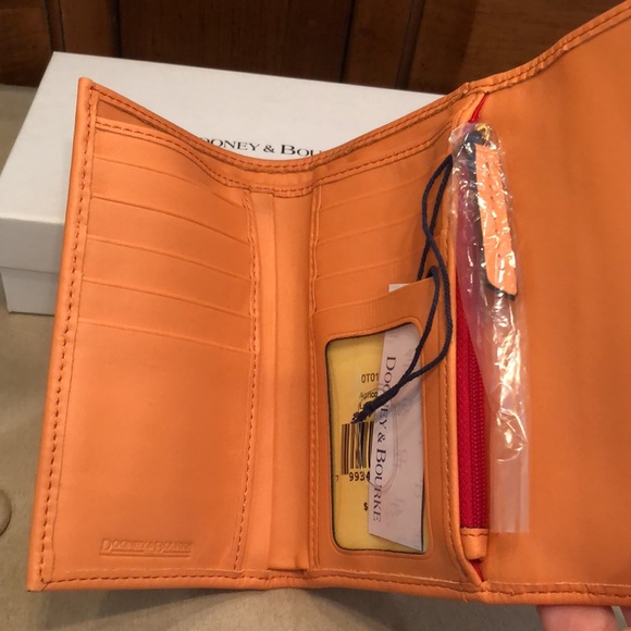 Dooney & Bourke Apricot Wallet - Picture 7 of 11